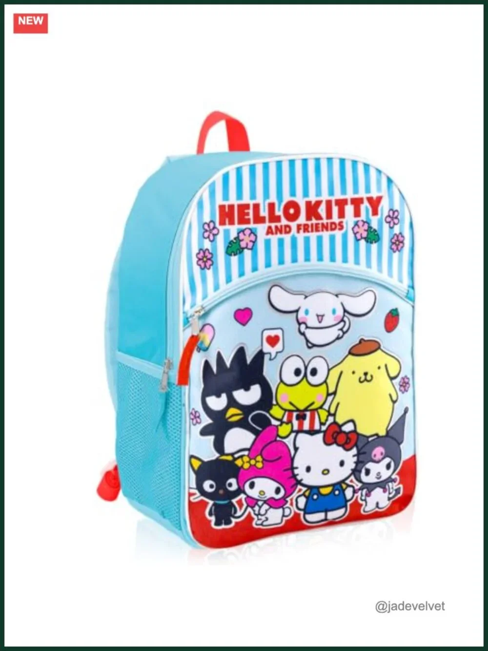 Sanrio Hello Kitty Backpack Lunch Box Set School Supplies Gift Bundle